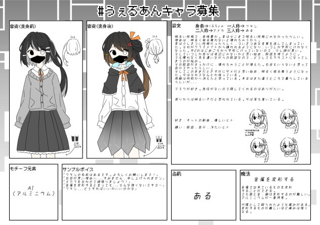 キャラ募参加
