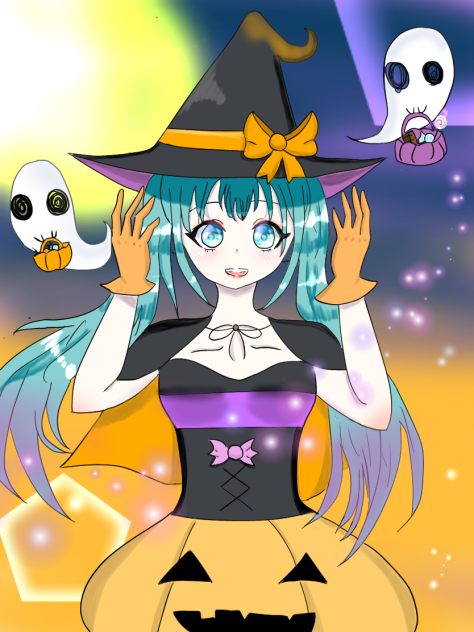 ハロウィンミクさん