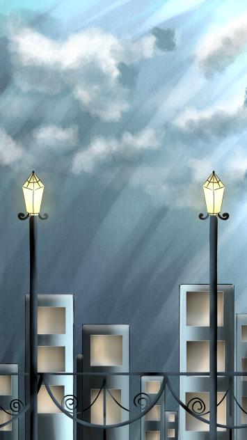 Cloudy city!!