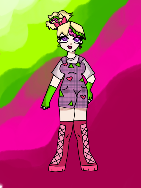 glamrock chica human form
