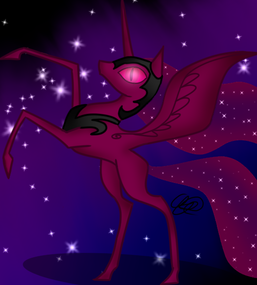 “Let the darkness rise Once again!”