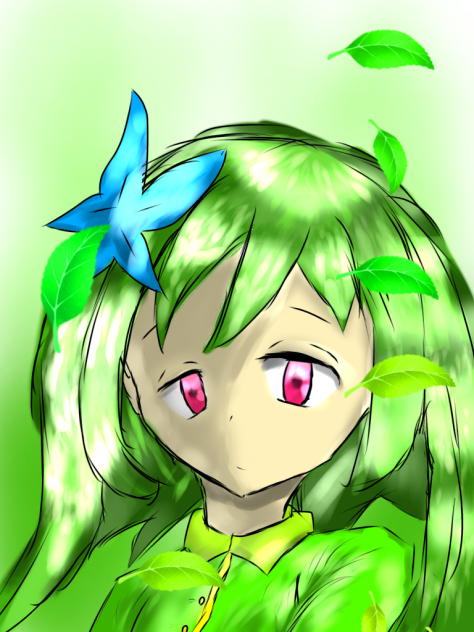 葉っぱひらひら