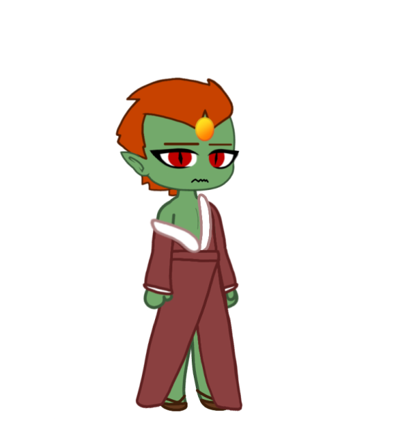 Ganon in a bathrobe model
