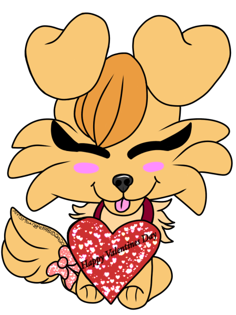 Golden Retriever Valentine’s Day Dog (Ha