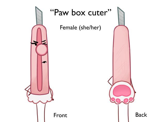 Paw box cuter - OC