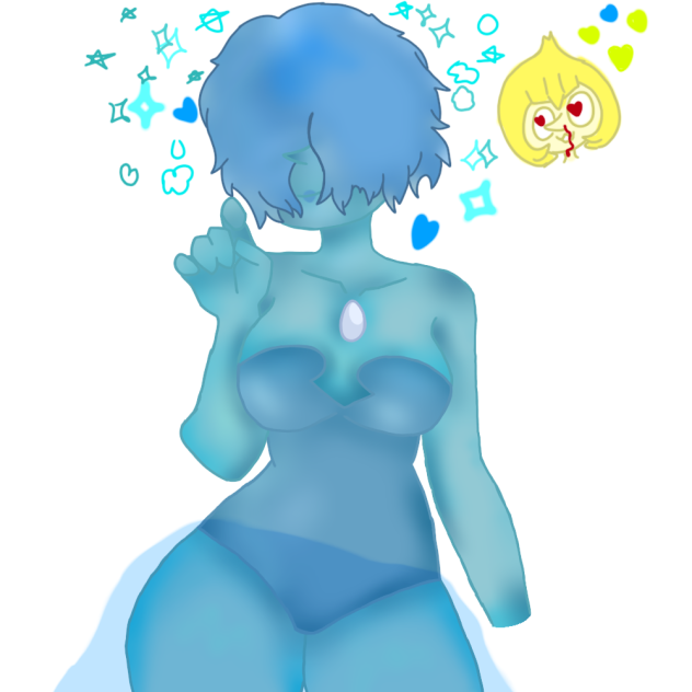 old blue pearl art