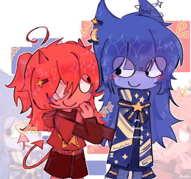 '' ...yeah, a duo! ''
