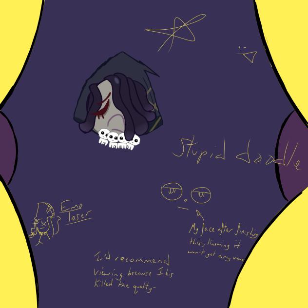 Licorice doodle on only ONE layer! YAAY-