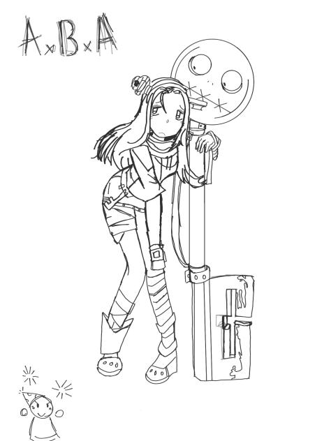 Line art Aba A.B.A