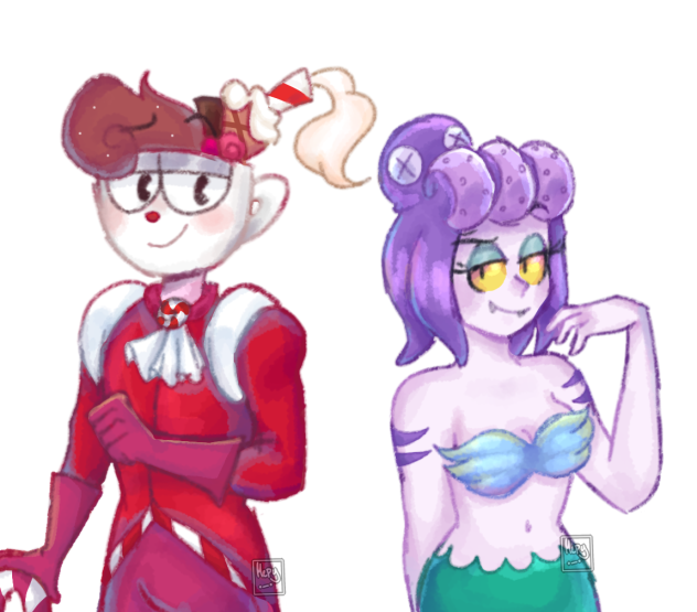 abyss and bubblegum redraw