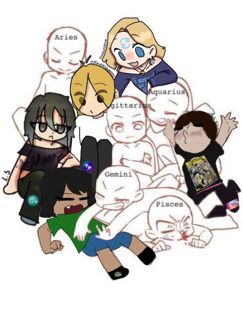 Zodiac sign collab!