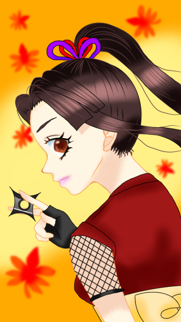 秋の忍者～紅葉～