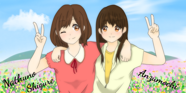 ペア画用イラスト