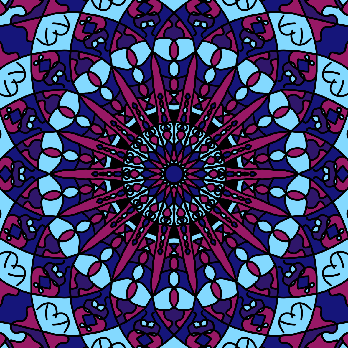 Mandala 5 - ibisPaint