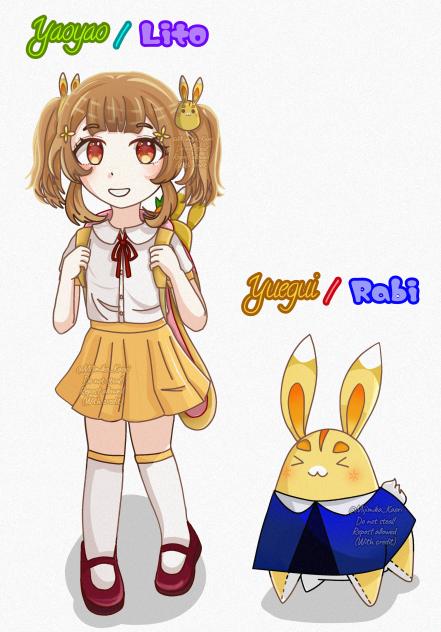 Yaoyao in Lito's Outfit