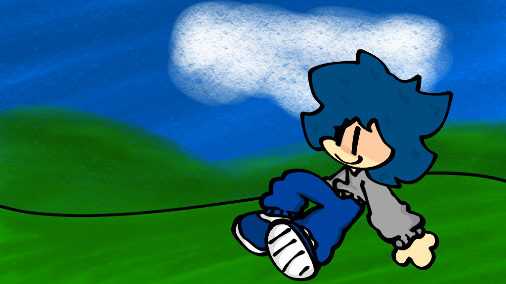 Relaxing with the wind in your face - ibisPaint