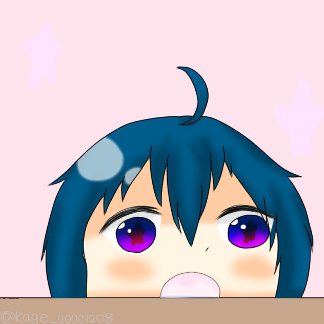 描かせていただきました かげさん