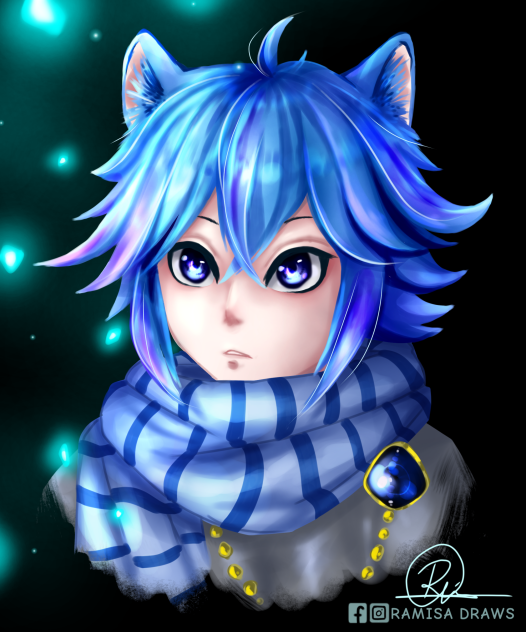 Blue Racoon Redraw