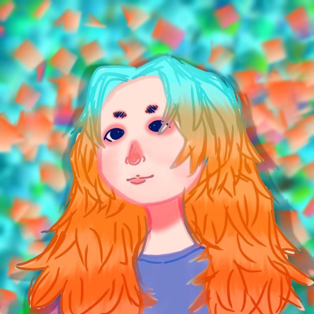 Orange and teal