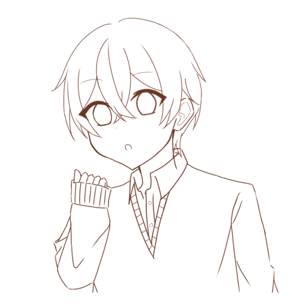 ころんくん　線画