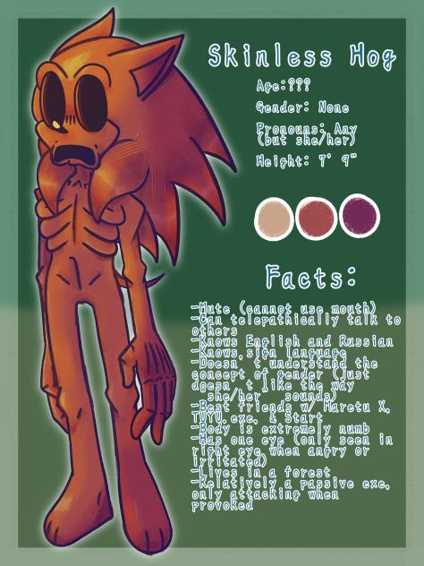 Skinless Hog ref- info card