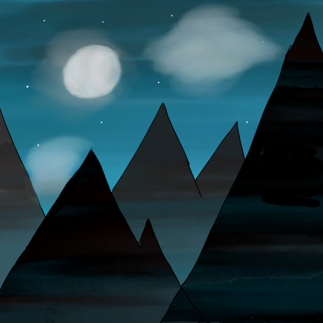 The Blue Mountains - ibisPaint