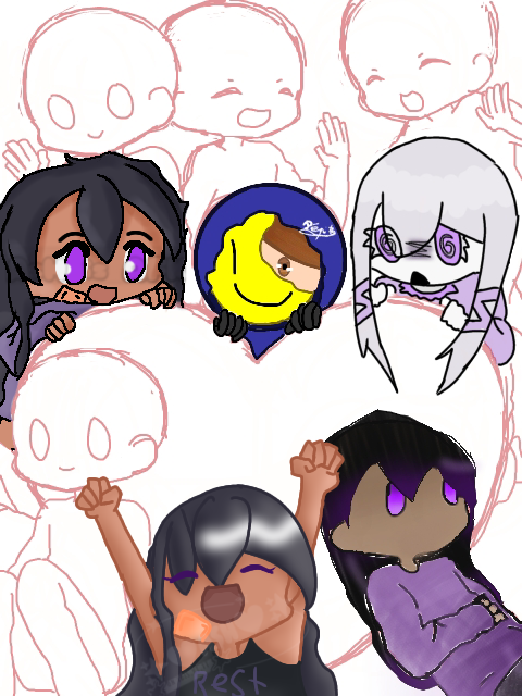 collabing with myself - ibisPaint