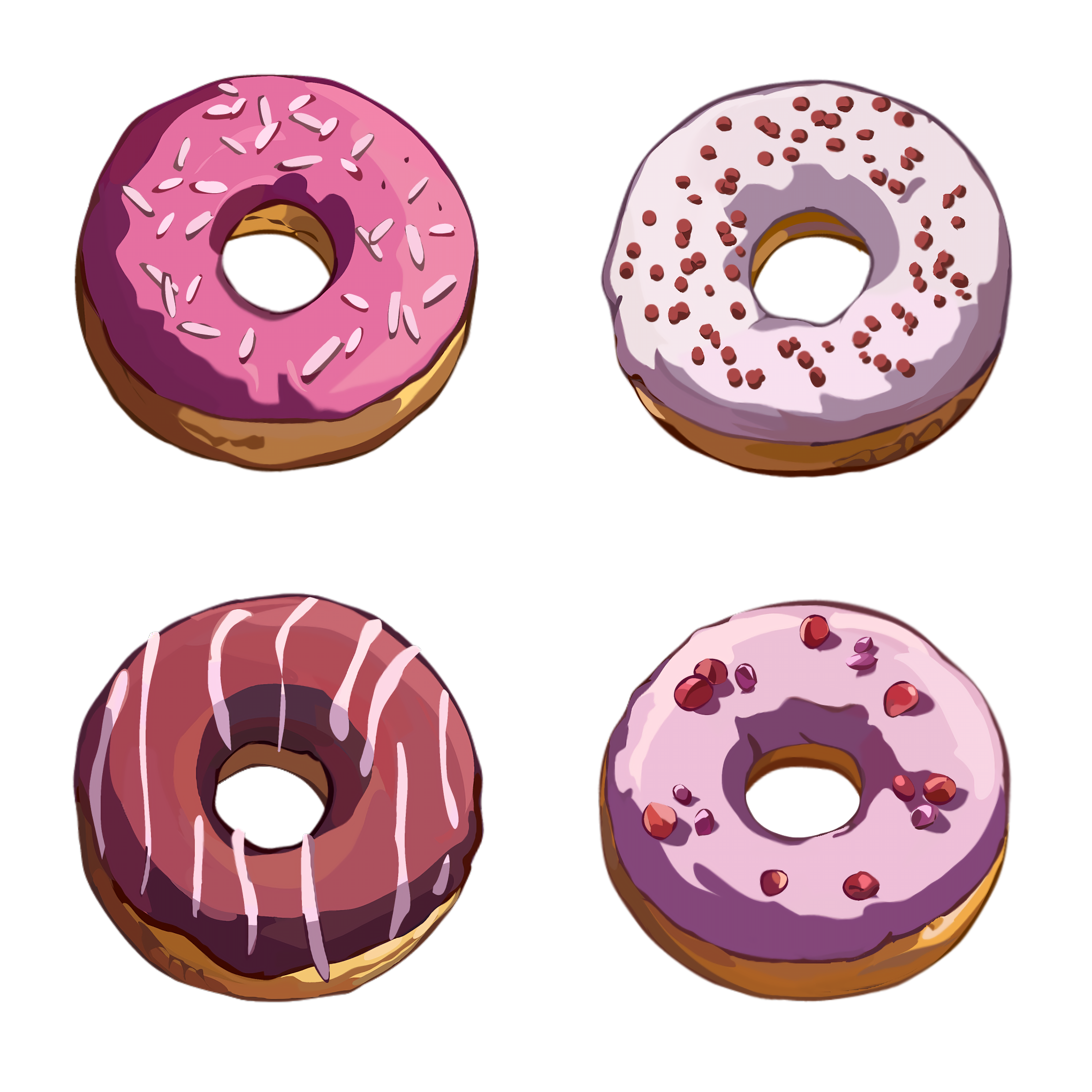 Aesthetic Donuts - ibisPaint
