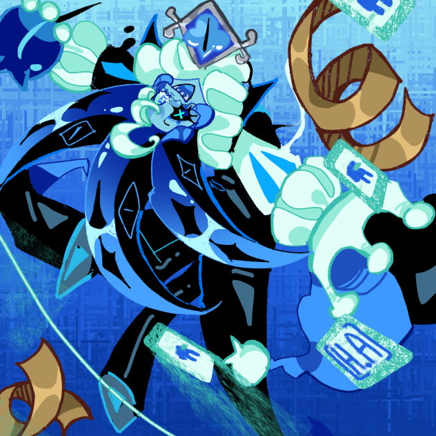 Shadow milk cookie
