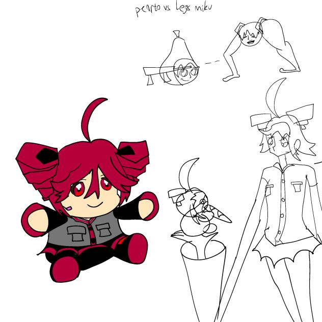 kasane teto plush(& doodles)