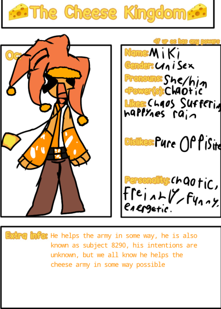 For the cheese kindom