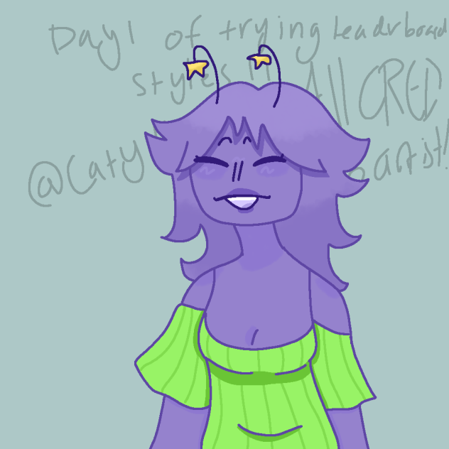 Day one of trying out leaderboard art