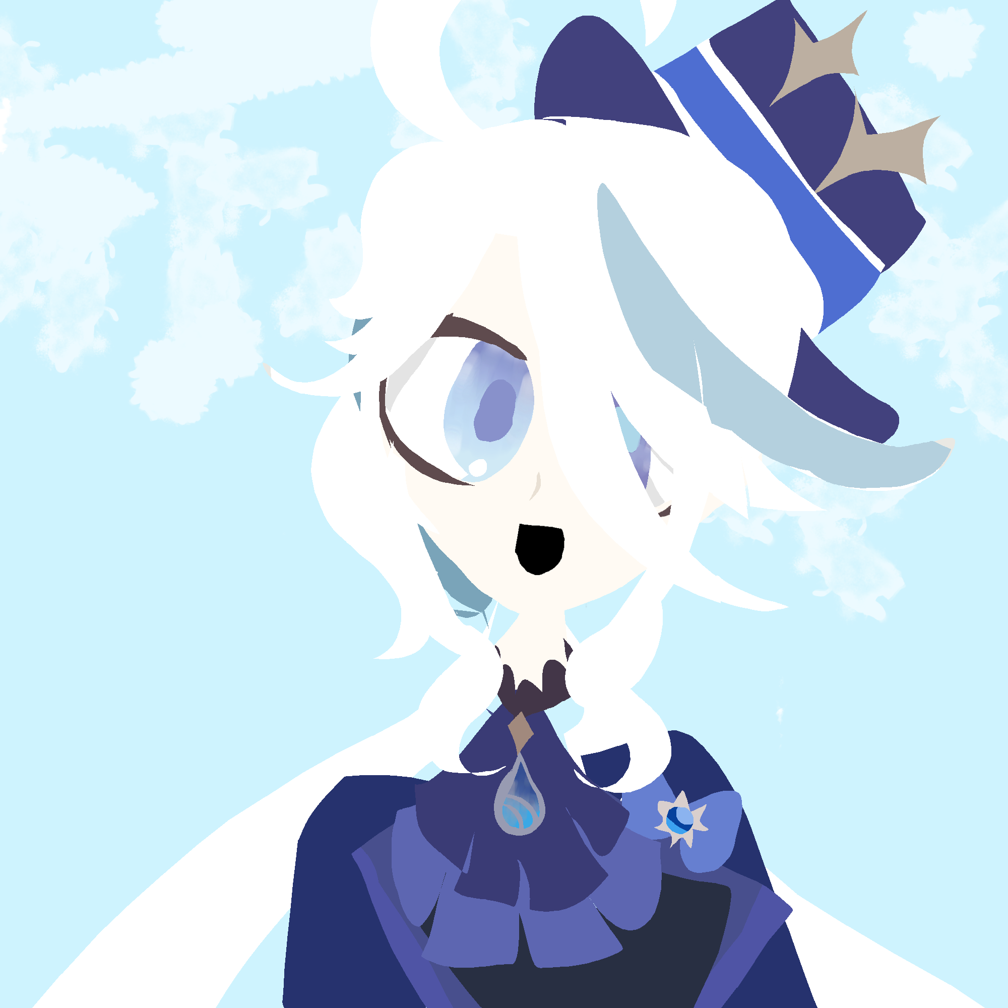 furina lasso art - ibisPaint