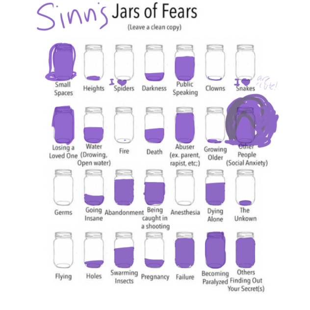 Sinn’s Jar of fears
