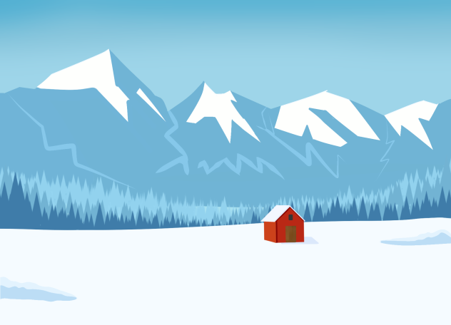 Mountain scenery day