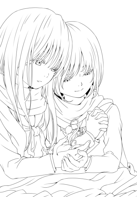 ☆Memories -乙女の恋花-☆(線画)