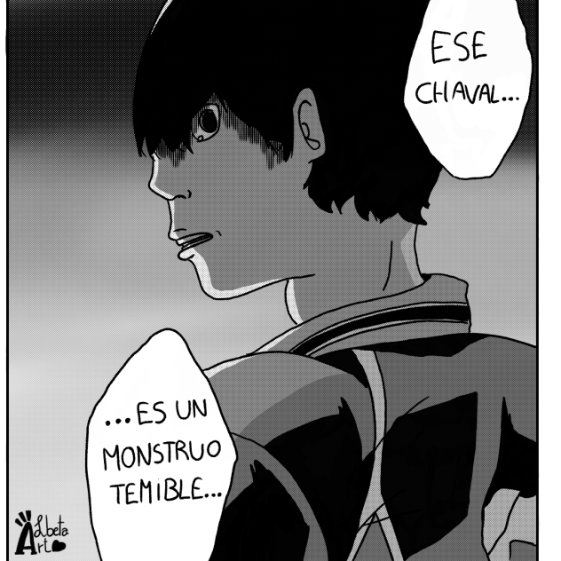 Ese chaval... es un monstruo temible