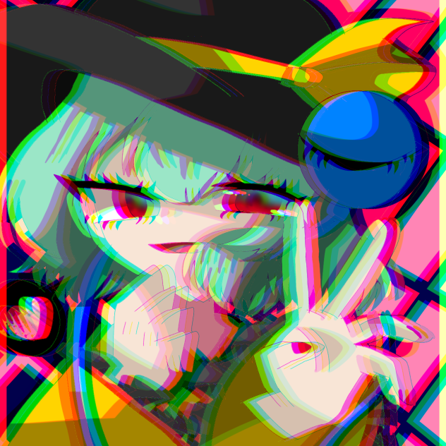 【2作目】こいしちゃんの線画、また塗る