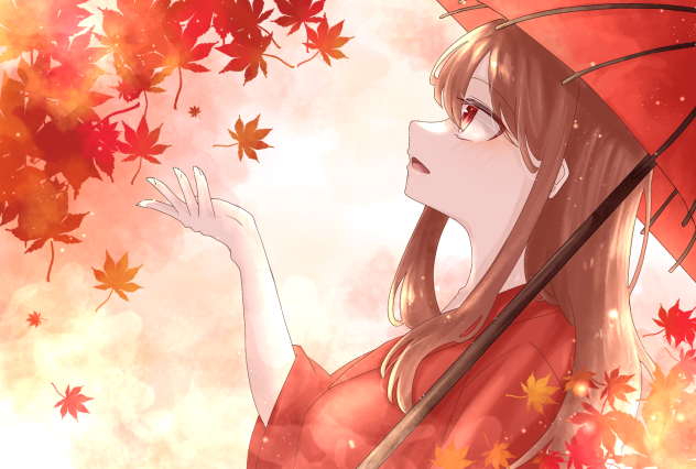 黄昏空が華やいて