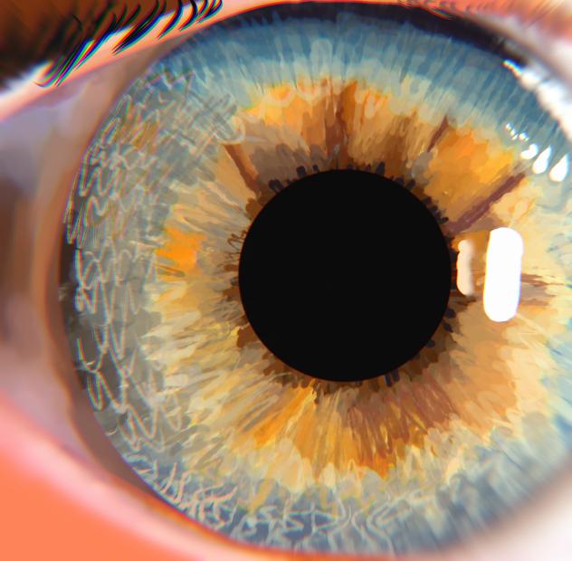 blue hazel eyes