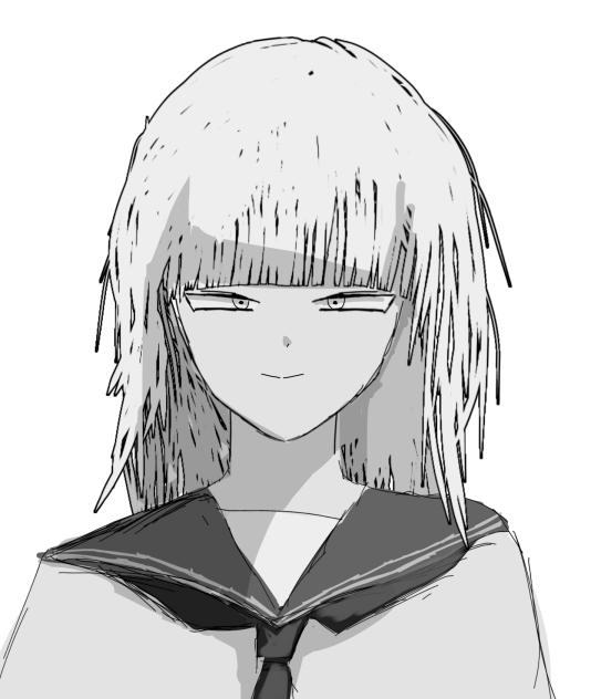 白黒でトガちゃん