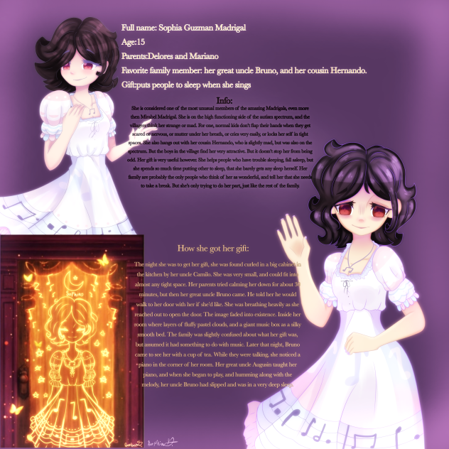 My Encanto oc (persona) info