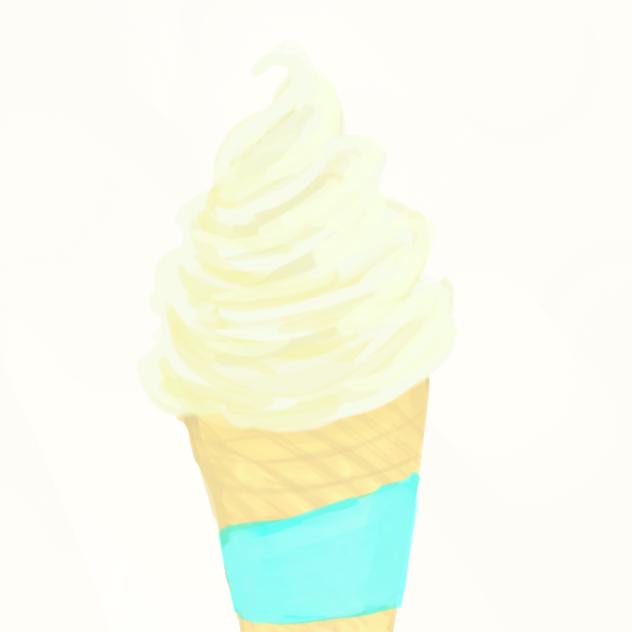 Uhh very bright ice cream