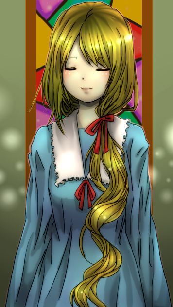 少女の微笑み
