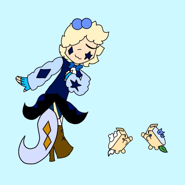 blueberry tart human-ish