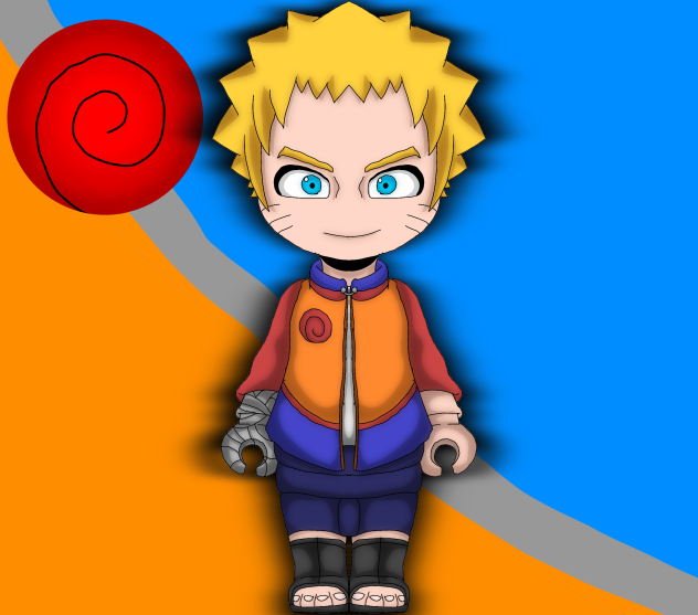 Naruto Uzumaki - Lego reimagined look!