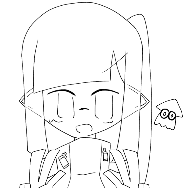 線画！
