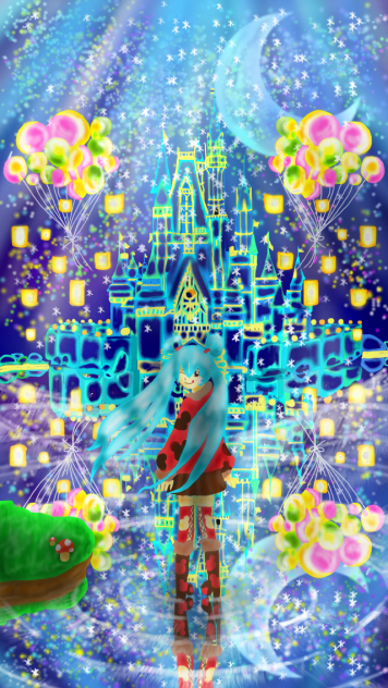 ぜるたゆんさんの絵を塗らせて頂きました