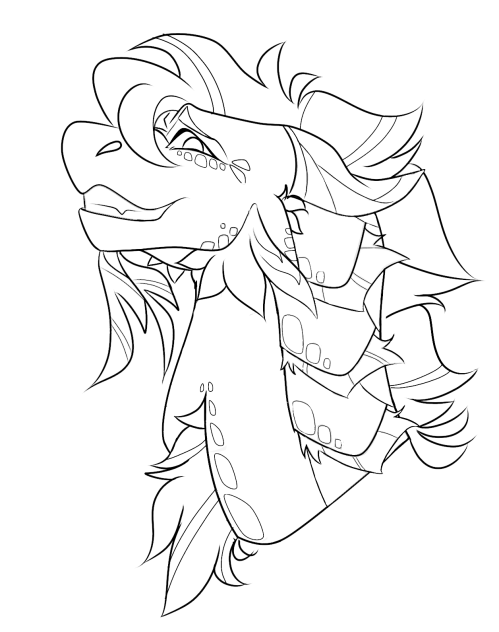 Baiji Lineart
