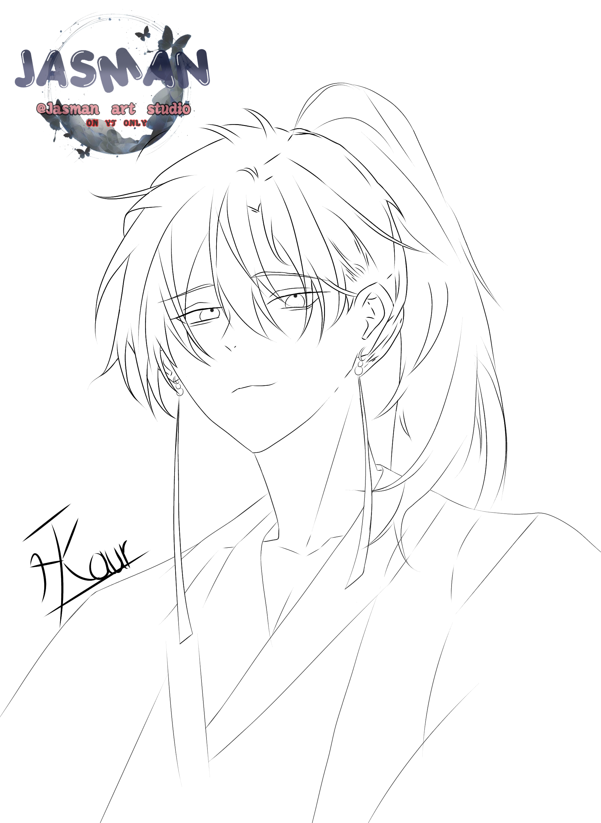 ◇白の騎士◇手描きイラスト untitled42 - ibisPaint